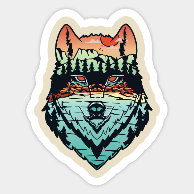 Magical Forest Sticker by Hamster Design